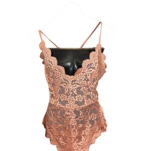 Dusty coral pink nwt romper by Avidlove